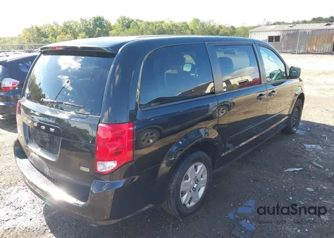 2012 Dodge Grand Caravan Se/Avp z USA, uszkodzony, nr VIN 2C4RDGBG6CR198155
